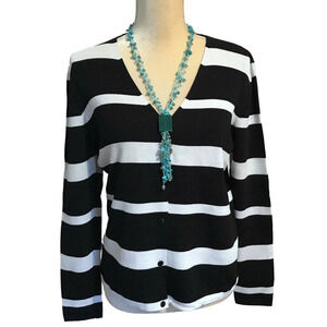 Vintage Due per Due Striped Cardigan M